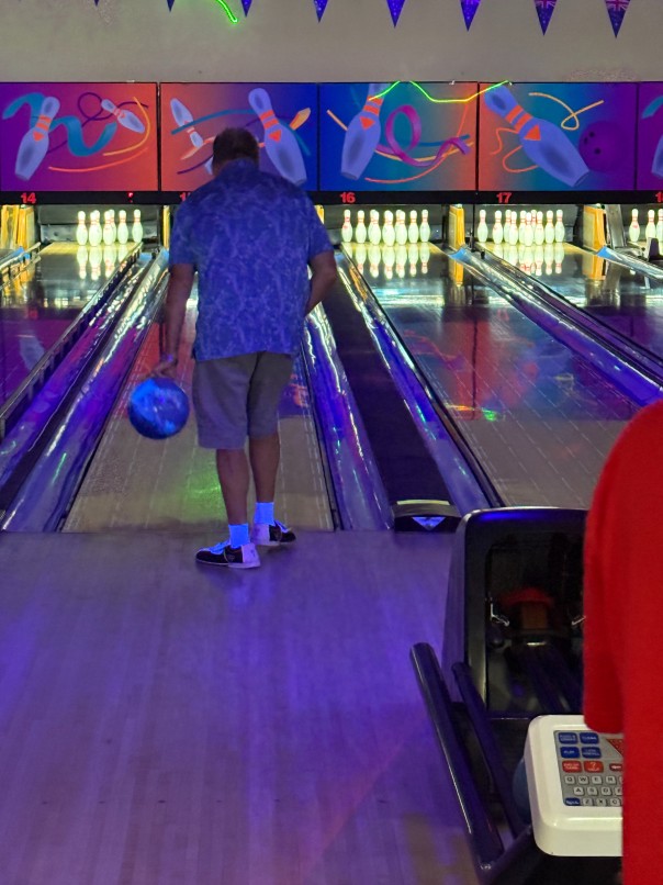 Man bowling