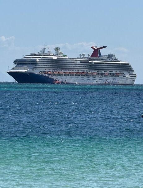 Cruise ship on water